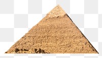 Egyptian pyramid png sticker, famous landmark image, transparent background