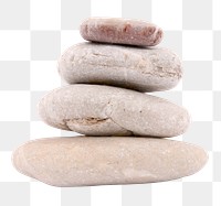 Zen stones png sticker, rock balancing transparent background