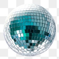 Disco ball png sticker, party decoration cut out, transparent background