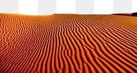 Orange desert png border, transparent background