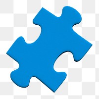 Jigsaw png sticker, puzzle cut out, transparent background