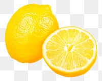 Lemon png sticker, fruit image, transparent background