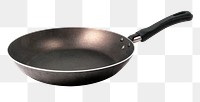 Frying pan png sticker, kitchen tool transparent background