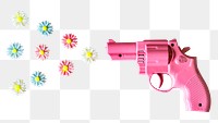 Toy gun png sticker, object transparent background