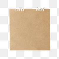 Paper note png journal sticker, transparent background