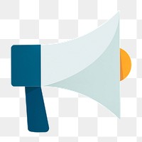 Megaphone png sticker, transparent background