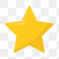 Star badge png sticker, transparent background