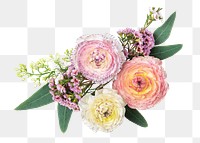 Beautiful flower arrangement png sticker