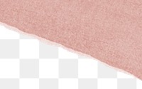 Pink png border, torn paper design, transparent background