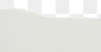 Off white png border, torn paper design, transparent background