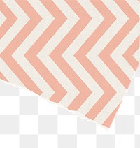 Pink pattern png border, torn paper design, transparent background