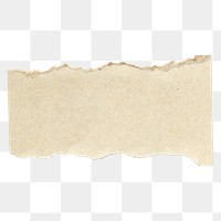 Kraft paper scrap png, transparent background