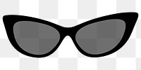 Sunglasses png sticker, transparent background