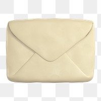 Envelope, email png icon sticker, 3D rendering, transparent background