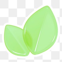 Leaf, environment png icon sticker, transparent background