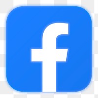 Facebook icon social media neon Premium Icons rawpixel