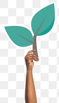 Environment png hand sticker, transparent background