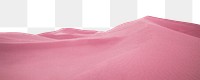 Pink sand png border sticker, nature on transparent background