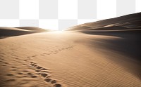 Sand dunes png border, transparent background