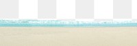 Seascape png border, transparent background