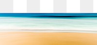 Seascape png border, transparent background