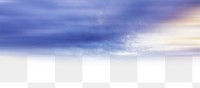 Purple sky png border, transparent background