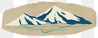 Mountain  png sticker, transparent background