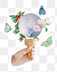 Aesthetic environment png sticker, transparent background