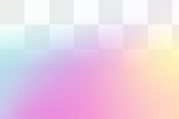 Gradient holographic png overlay, transparent background