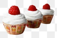 Cupcake png sticker, transparent background