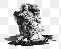 PNG Mt St Helens Eruption, collage element, transparent background