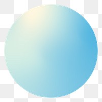 Gradient glow circle png sticker, transparent background