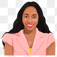 Businesswoman png sticker in transparent background