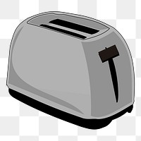 Toaster png sticker, transparent background. Free public domain CC0 image.