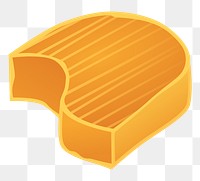 Chicken nugget png sticker, transparent background. Free public domain CC0 image.