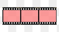 Film strip png sticker, transparent background. Free public domain CC0 image.