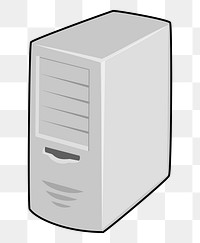 Computer CPU png sticker, transparent background. Free public domain CC0 image.