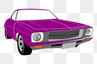 Classic car png sticker, transparent background. Free public domain CC0 image.