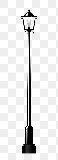 Light pole png sticker, transparent background. Free public domain CC0 image.