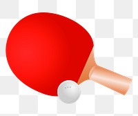 Table tennis png sticker, transparent background. Free public domain CC0 image.