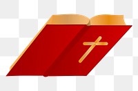 The Bible png sticker, transparent background. Free public domain CC0 image.