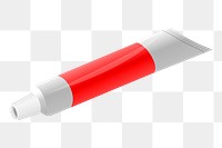 Toothpaste  png sticker, transparent background. Free public domain CC0 image.