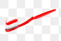 Tooth brush png sticker, transparent background. Free public domain CC0 image.