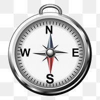 Compass png sticker, transparent background. Free public domain CC0 image.