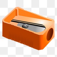 Pencil sharpener png sticker, transparent background. Free public domain CC0 image.