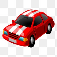 Racing car png sticker, transparent background. Free public domain CC0 image.