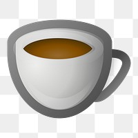 Espresso shot png sticker, transparent background. Free public domain CC0 image.