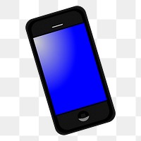 Smartphone png sticker, transparent background. Free public domain CC0 image.