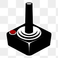 Joystick controller png sticker, transparent background. Free public domain CC0 image.