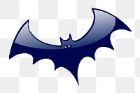 Evil bat png sticker, transparent background. Free public domain CC0 image.